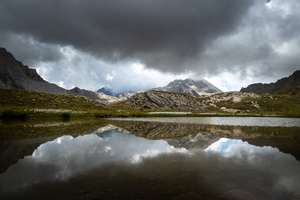 Petit lac sous les lacs de l'Eychassier
